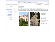 Tablet Screenshot of kremer-zech.de